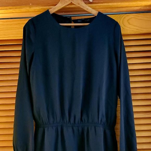 Lucca Couture | Long-Sleeve Black Romper - Picture 4 of 7